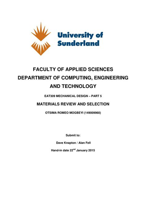 (PDF) Material Selection Process for Hydraulic Cylinder