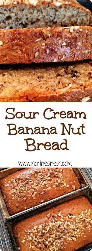 Sour Cream Banana Nut Bread Recipe Banana Nut Bread Banana Recipes