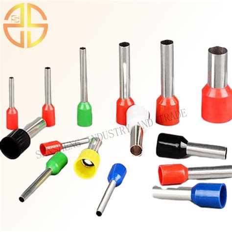 Tin Plated Colorful Ve Terminals Copper Wire Lug Ends With Insulated