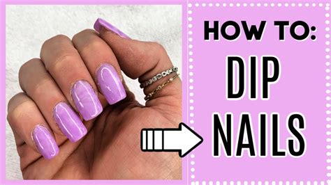 How I Do My Nails At Home DIP NAILS Valerie Pac YouTube