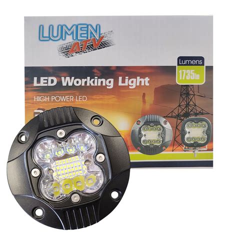 Lumen Atv Lm Al Led De Trabajo Redondo Leds W Pz Lumenes