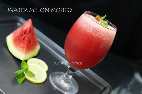 Water Melon Mojito Mojito Party Drink Welcome Drink Recipe Non