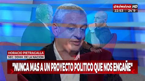 Horacio Pietragalla En Marca Pazos Tenemos Que Recuperar La Agenda De