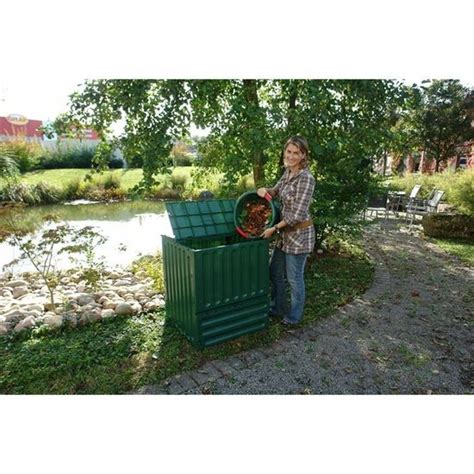 Composteur GARANTIA ECO KING 600 L Hauteur 95 Vert Cdiscount