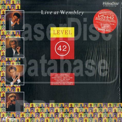 LaserDisc Database Level 42 Live At Wembley VAL 3861