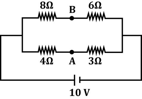 The Potential Difference Between Points A And B Is