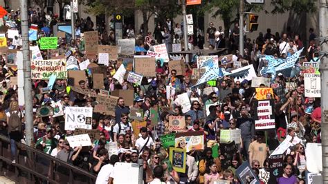 Epic Crowd Young People Student Protest | Editorial Video | 13153625d ...