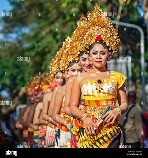 Denpasar Insel Bali Indonesien Juni Gruppe Von