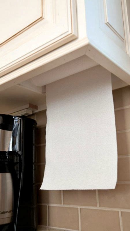 Under Cabinet Paper Towel Holder Great Idea Kitchen Inspirations