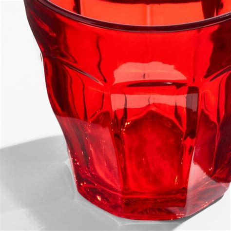 Duralex Picardie Red Glass 8 75 Oz Glass Duralex Pink Glass