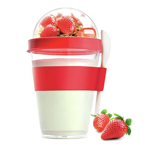 Travel Yogurt To Go Cup Reusable Bpa Free For A Healthy Snack On