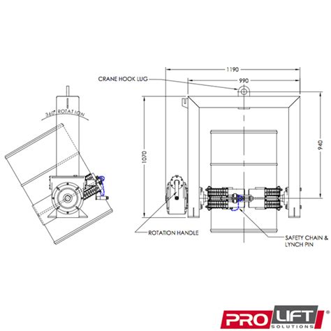 Cdr H Crane Drum Rotator Prolift Solutions Pty Ltd