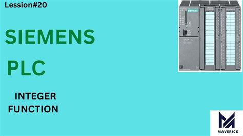 Integer Functions Used In Siemens Plc How To Use Integer Functions In