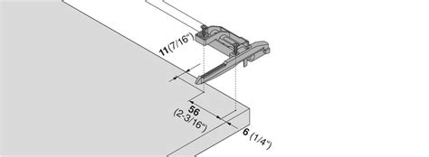 Blokada Szuflady Tackowej 295H5700 Grubość Boku 16 mm Movento Blum