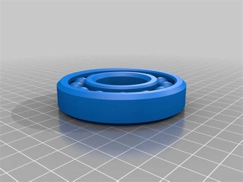 Fully Assembled Ball Bearing Free 3d Model 3d Printable Stl Stp