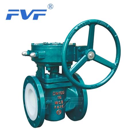 Pfa Ptfe Teflon Fep Lined Plug Valve Manufacturer FVF TECHNOLOGY