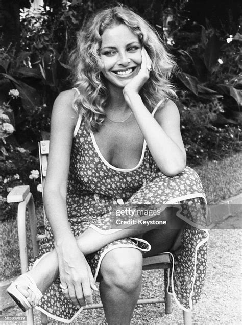 Portrait Of Actress Sydne Rome On The Set Of The Film Stop Calling