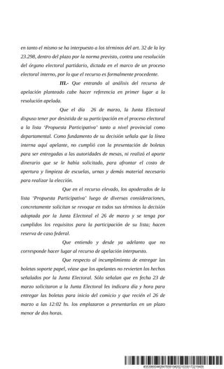 Fallo Interna PRO Mendoza PDF