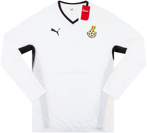 2008 09 Ghana Player Issue Home L S Shirt L