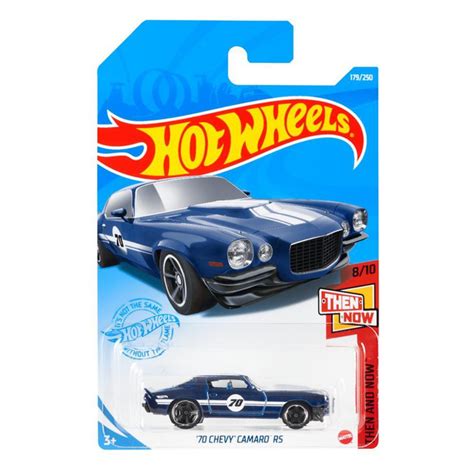 GTC Машинка металлическая игрушка Hot Wheels коллекционная модель CHEVY CAMARO RS синий