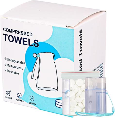 Amazon Compressed Towels Toilet Paper Tablets Portable Compact