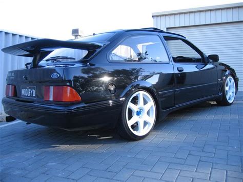 Ford Sierra RS500 cosworth black street spec alloy wheels | Revival Sports Cars Limited