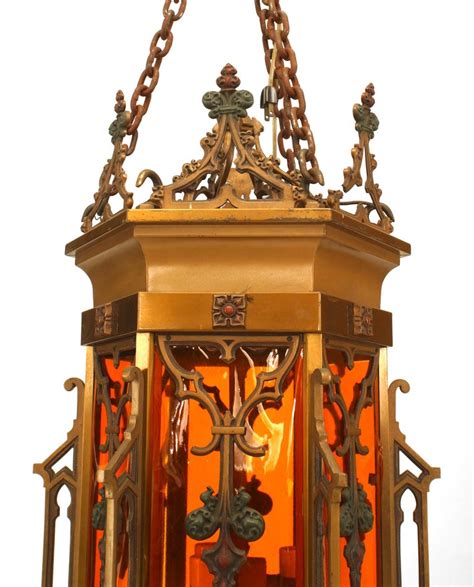 English Gothic Revival Hanging Lantern For Sale At 1stdibs