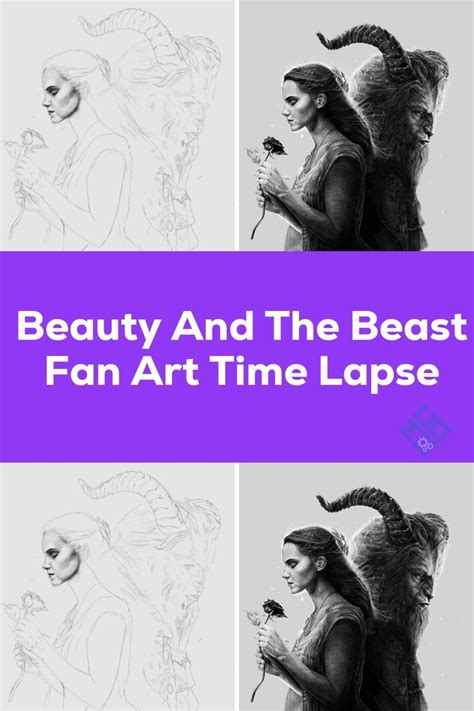 Beauty And The Beast Fan Art Time Lapse | Beauty and the beast, Fan art ...