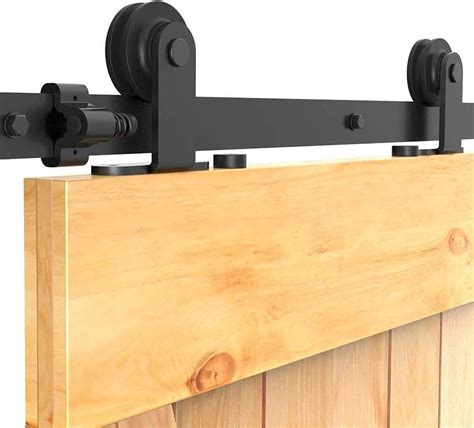 Amazon Ccjh Ft Sliding Track Barn Door Hardware Kit For Single