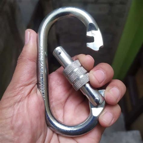 Jual Karabiner Oval Screw Carabiner Safety En B Ce Kn