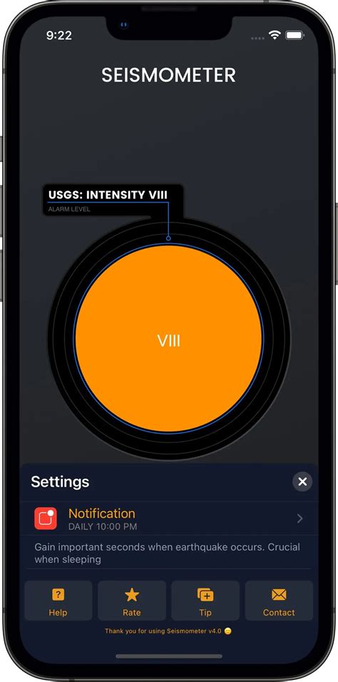 Seismometer App - Live Earthquake Intensity Meter & Alarm