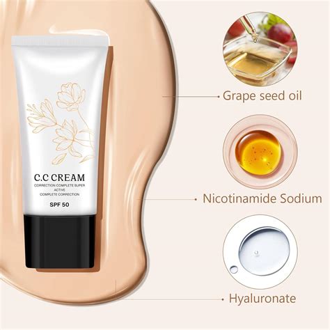 Crema Cc Coreana Autoajustable Para Piel Madura Crema Hidratante Con