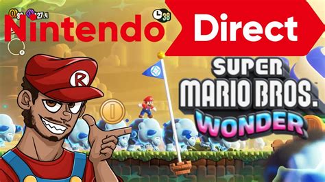 Reacting To The Mind Blowing Mario Wonder Nintendo Direct Youtube