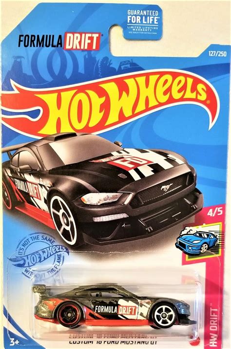 Hot Wheels 2021 HW Drift 4 5 Custom 18 Ford Mustang GT 127 250