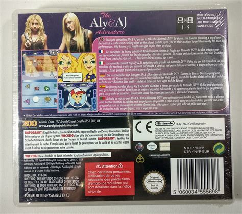 Jogo The Aly Aj Adventure Original LACRADO EUROPEU DS Sebo