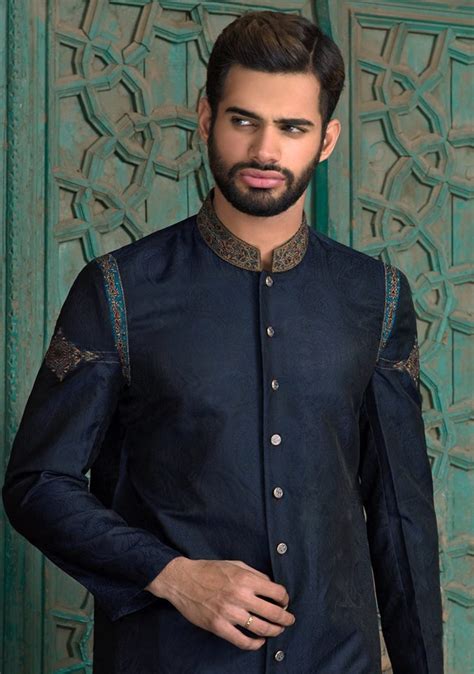 Amir Adnan Men Ceremony Kurtas Waist Coat Collection 2018 2019