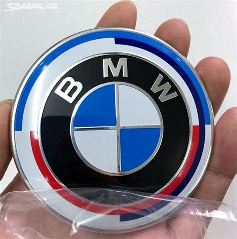 Znak BMW. Znak Na Kapotu BMW 50th Anniversary - Praha - Sbazar.cz