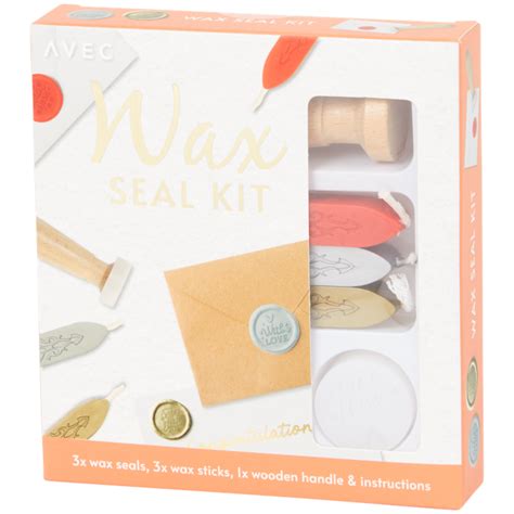 Avec Wax Seal Kit Oranje 3203463 Paperpadsnl