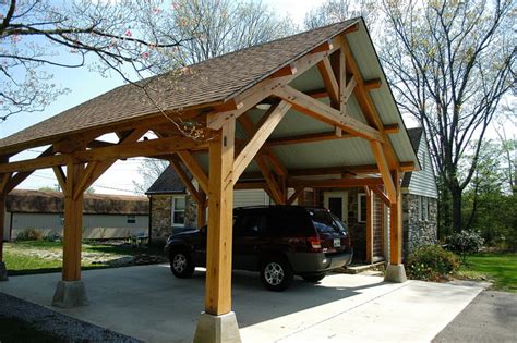 How to Build Timber Frame Carport Designs PDF Plans