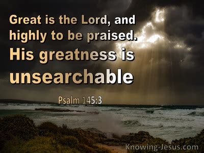 Psalm Great Is The Lord And Highly To Be Praised And His