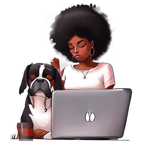 Latina Vrouwen Zitten Op Een Bank Met Een Hond Creative Fabrica