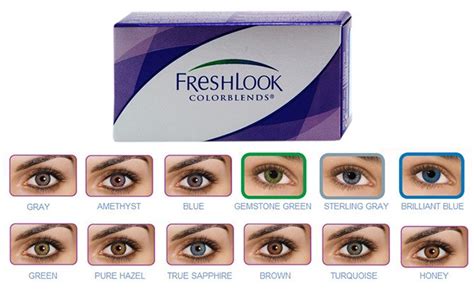 Freshlook Colorblends Gemstone Green Color Lenses