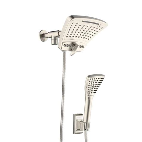 Pulse Showerspas 6 Spray 8 In High Pressure Dual Shower Head And