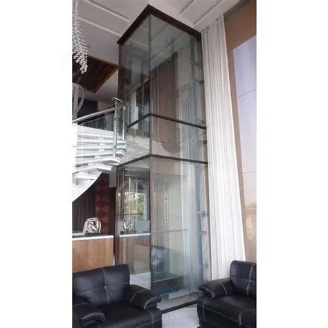 Geared Glass Bungalow Lift Max Persons Capacity 6 Persons For