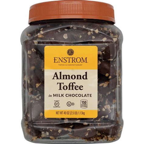 Enstrom Milk Chocolate Almond Toffee — Snackathon Foods