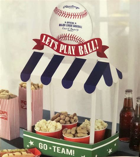 Baseball Snack Stand Baseball Concession Stand Baseball Theme Parties