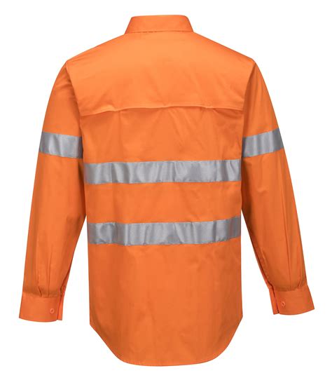 Northrock Safety Hi Vis Lightweight Long Sleeve Shirt With Tape Singapore