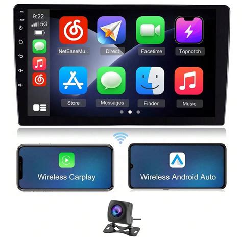 9 Inch Double Din 8 Core Android Car Stereo Radio 4G 64G With Wireless