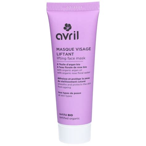 Avril Masque Visage Liftant Bio 50 Ml Farmaline Be