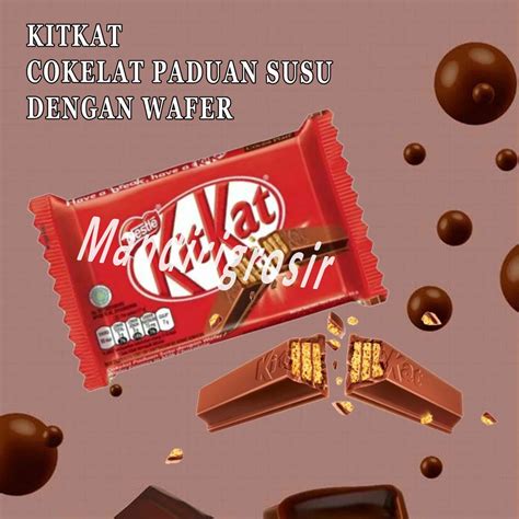 Jual Kitkat Finger Kitkat Cokelat Paduan Susu Dengan Wafer Original